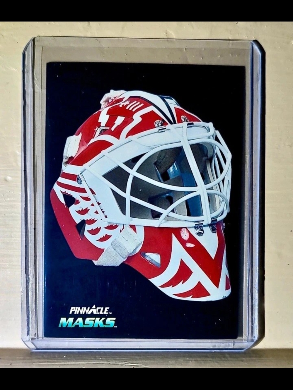 Tim Cheveldae 1992 Score Pinnacle Masks #269 Hockey Card Detroit Red Wings